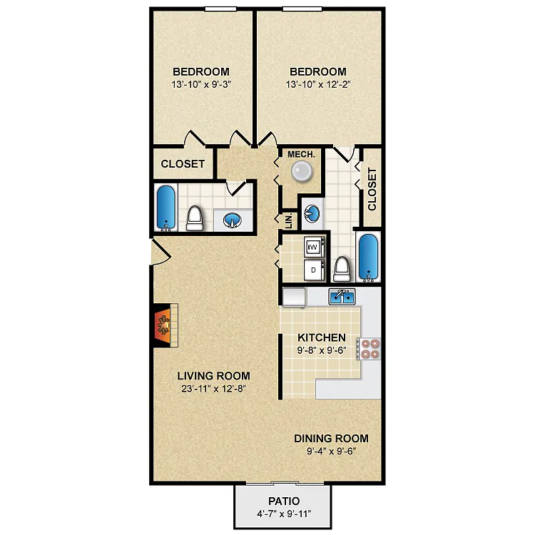 Floor plan Maple
