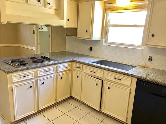 Kitchen with new granite counters.