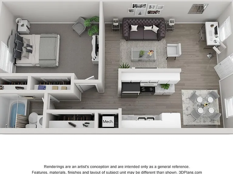 1 Bedroom Garden