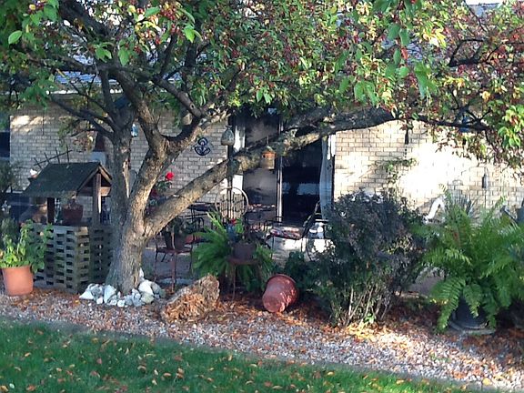 Patio doors outside view