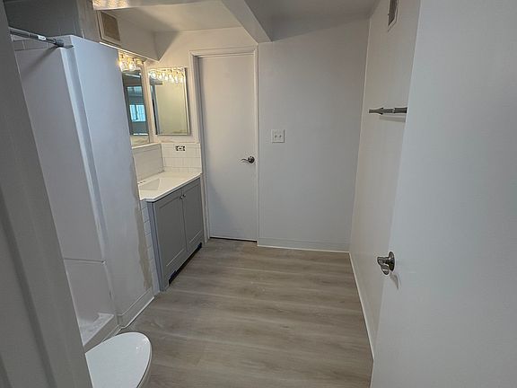 Bathroom with walk in shower