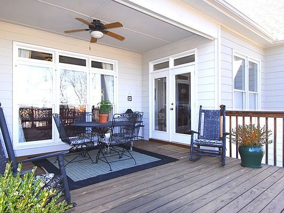 Oversized deck with steps leading down to fenced backyard!  Fab 8 mile views!