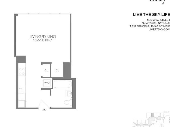 2nd image of 605 W 42nd St APT 46B