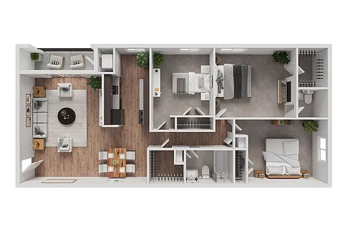 Floor plan 3 Bedroom Deluxe