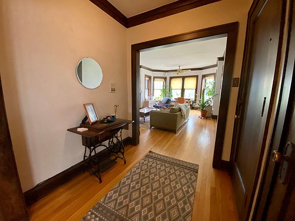 entryway with coat closet