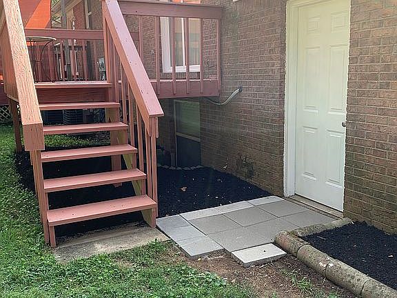 New sliding glass door