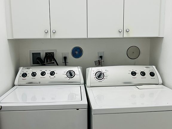 Washer & Dryer on First Floor