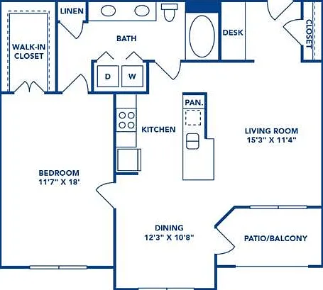 1 Bedroom | 1 Bath | 916 SF 1 Bedroom | 1 Bath | 916 SF