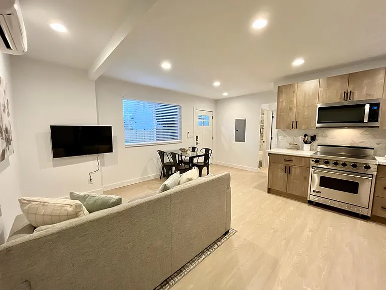 Seamless living: Experience the openness of our living, dining, and kitchen spaces.