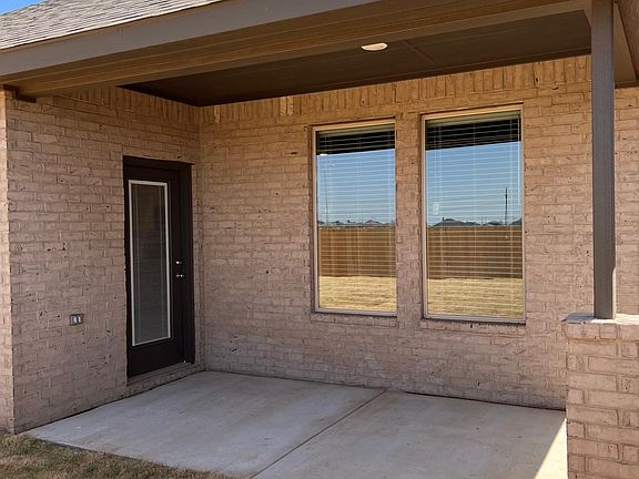 Shaded covered patio