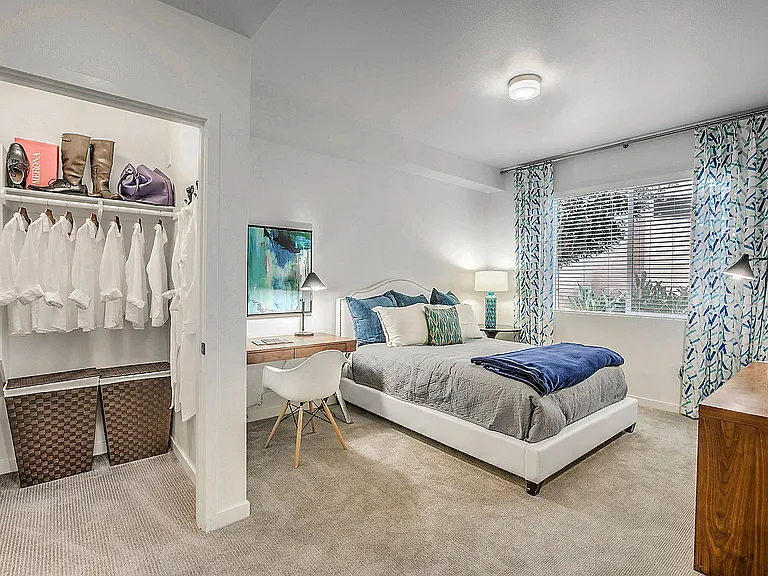 Modern Bedroom in Tempo at Riverpark