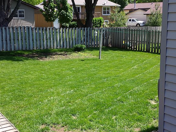 Large, private yard