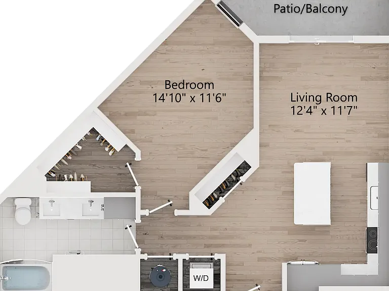 A10 | 1 Bedroom 1 Bath | The Westerly in Millcreek A10 | 1 Bedroom 1 Bath | The Westerly in Millcreek