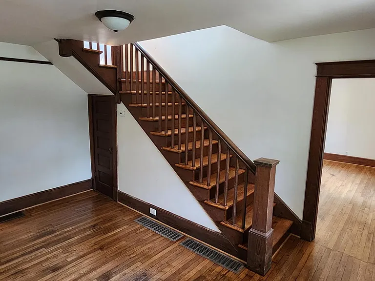 Entry Hall from Front Door - Primary Bedroom on Right