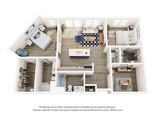 Floor plan Forte III- Swan