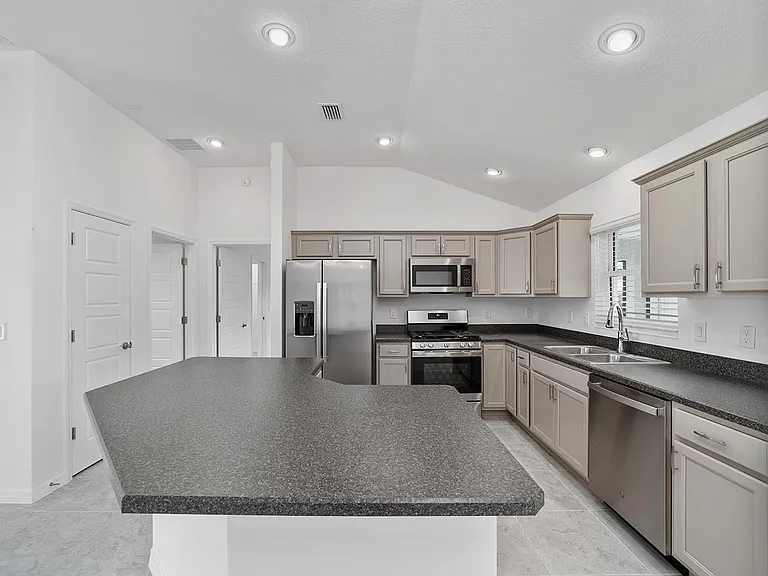 Modern kitchen with premium cabinetry