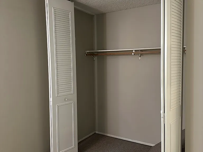 Ample closet space