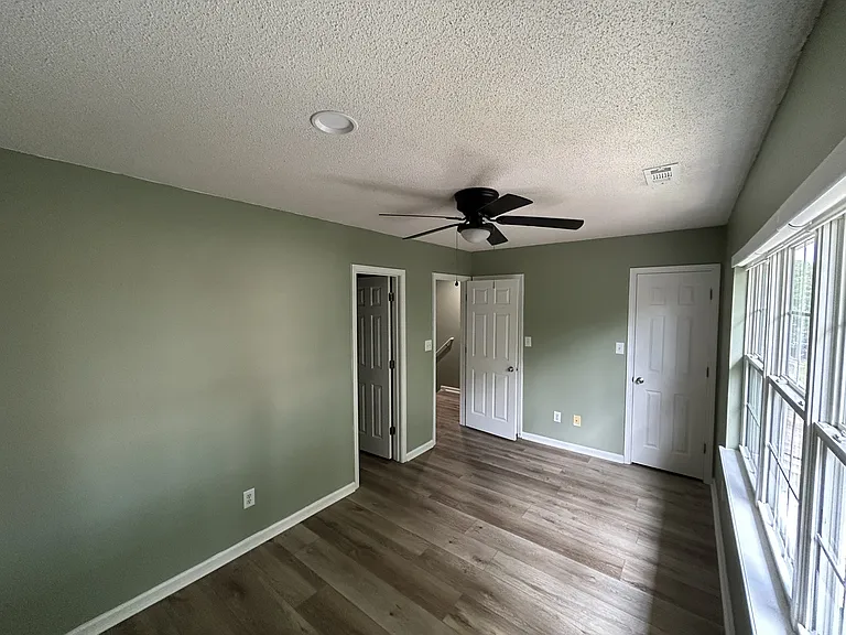 Unfurnished bedroom 1 w/ 2 closets