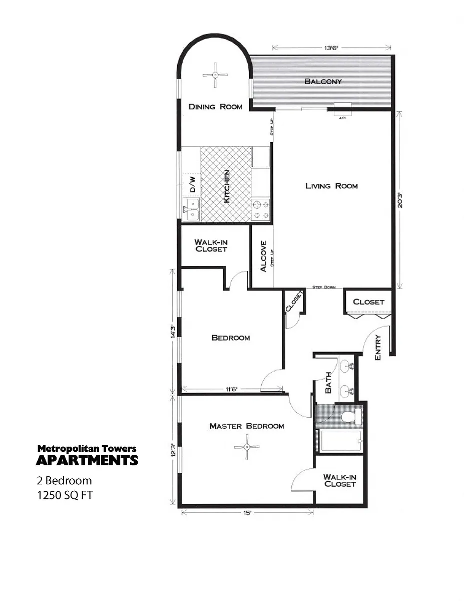 Floor plan 2.1bed