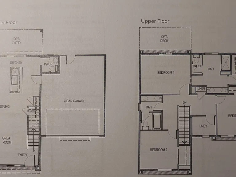note: no upstairs patio