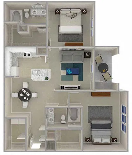 Floor plan The Emma - Vaulted Ceilings
