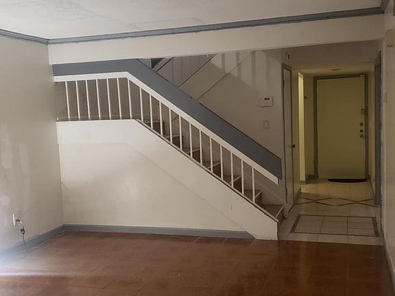 Entrance and living room