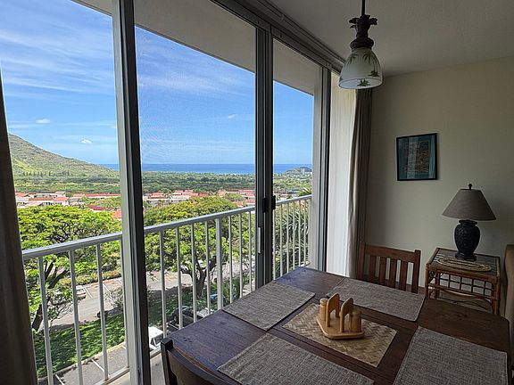 There are beautiful views throughout the condo.