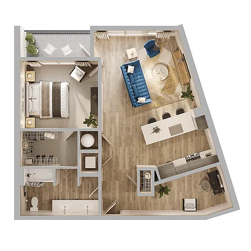 Floor plan A7D