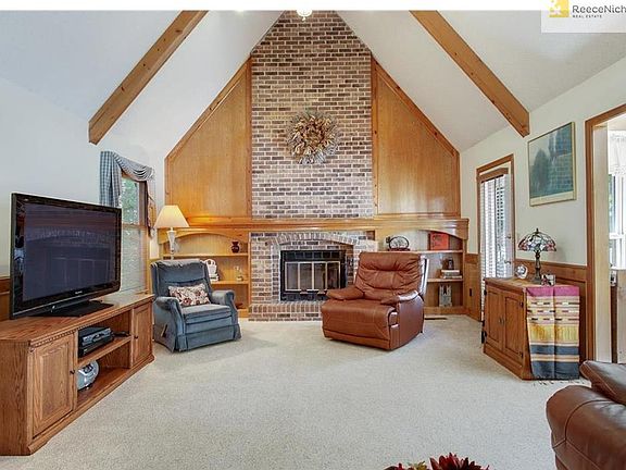 Bright & sunny Living Room.  Steps to deck