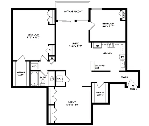 Floor plan AD1RC