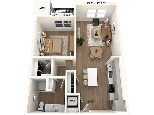 Floor plan A2-819-Scheme III