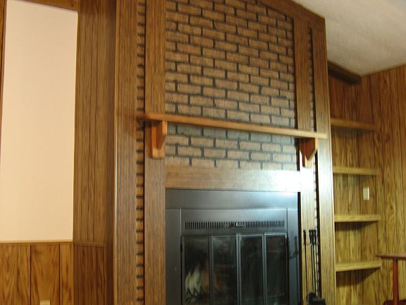 Fireplace in great room