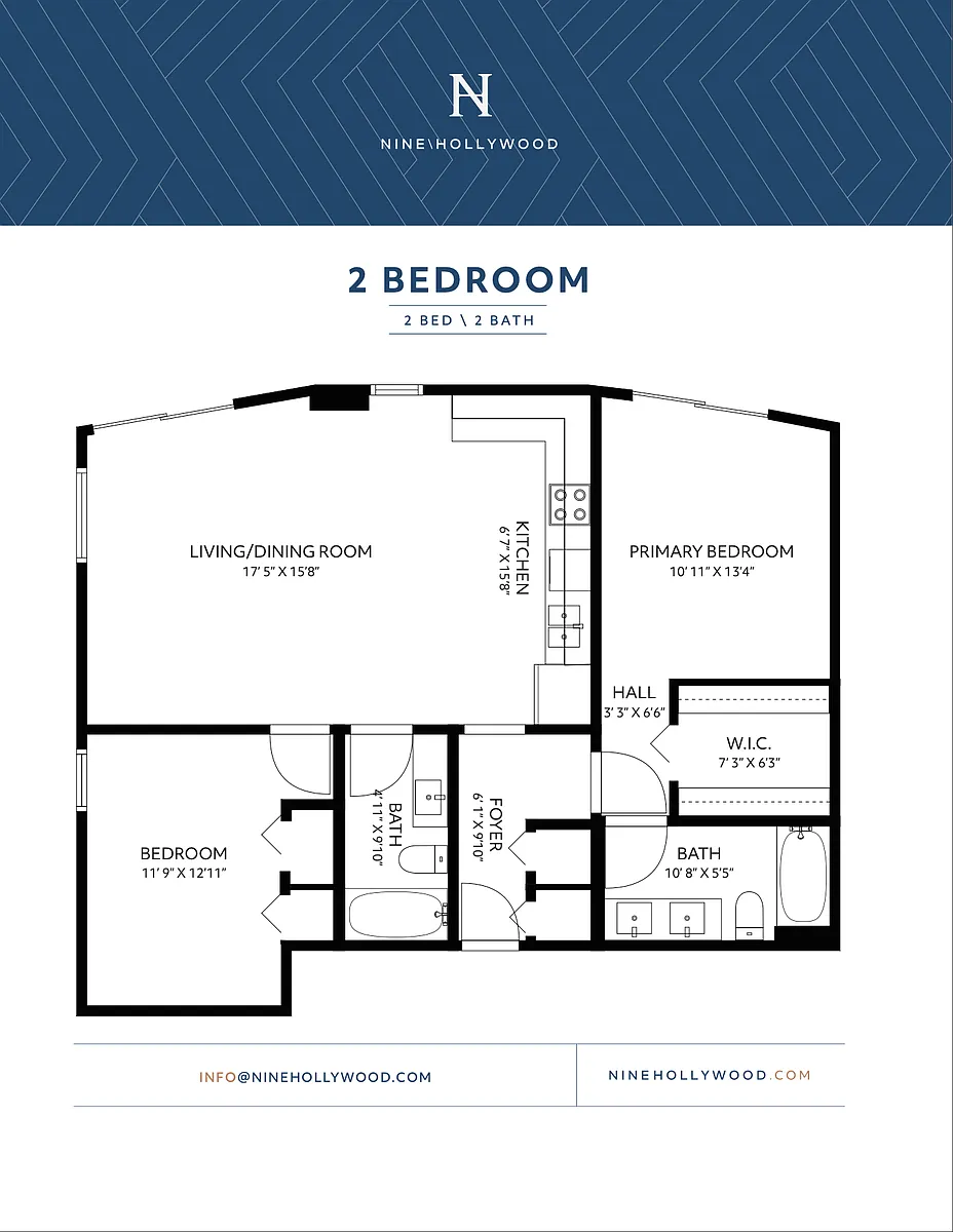 Floor plan 2 Beds