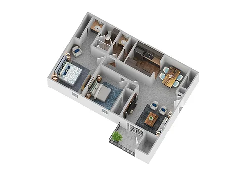 Floor plan The Azalea