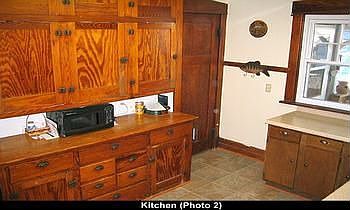 kitchen - original cabinets!