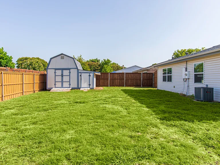 backyard - large shed for storage