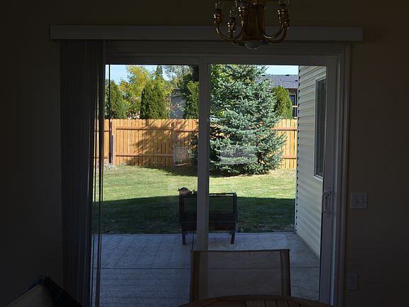 Dining Room looking out onto patio and backyard