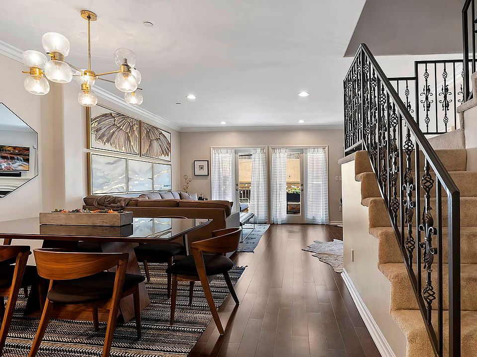 First floor living and dining space