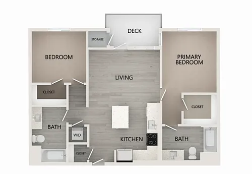 Floor plan 2X2-986