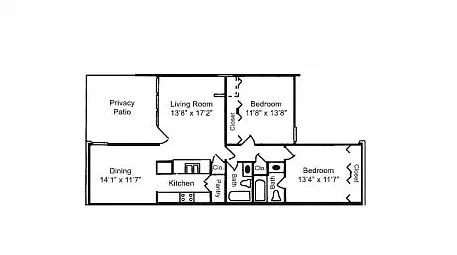 Floor plan B2