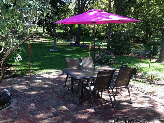 Large fenced back yard. 