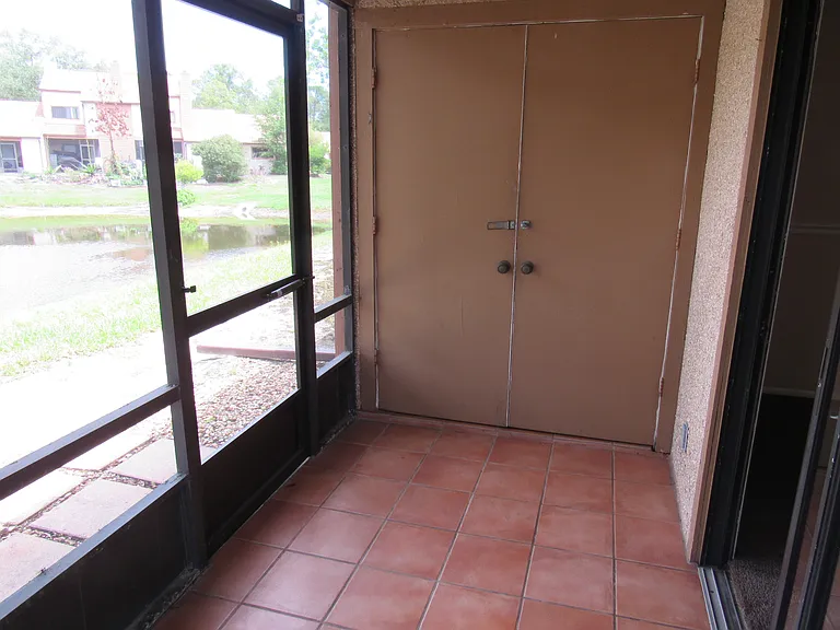 Screened lanai