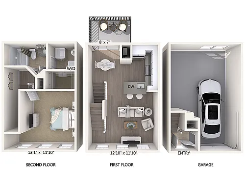 Floor plan A1T-Front