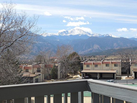 View of Pikes Peak from Deck