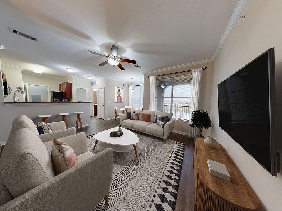 Spacious Living Room and Kitchen