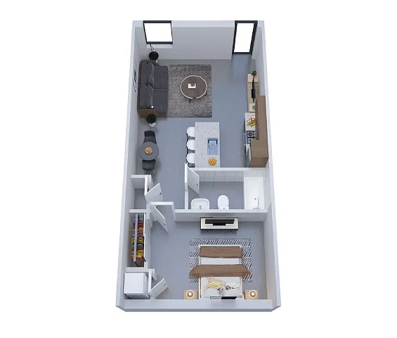 Floor plan The Riviera on Semmes 2118