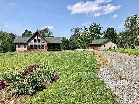 Front of house, garage