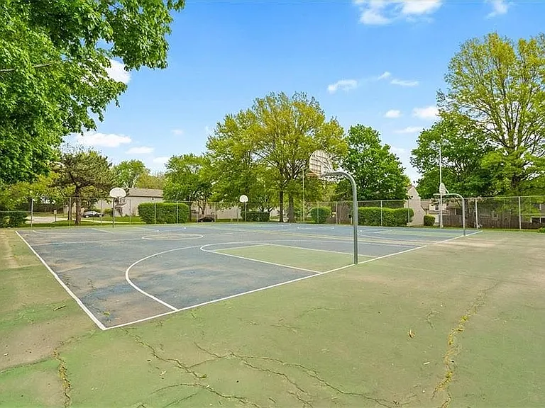 Community basketball courts