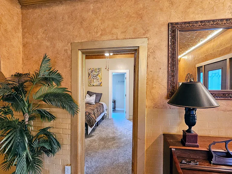 family room to bedroom