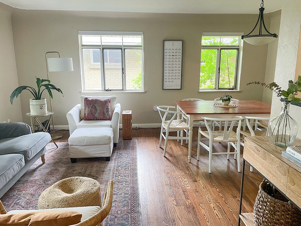 First Floor Living and Dining Room Area